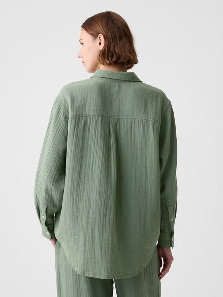 GAP Mušelínová košeľa oversize GAP