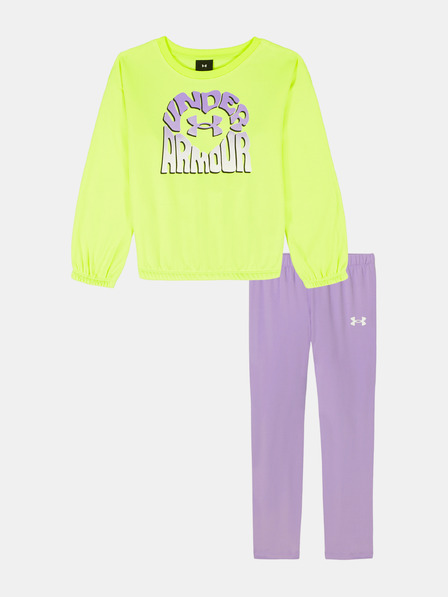 Under Armour Dievčenský set Under Armour UA CREWNECK LEGGING SET