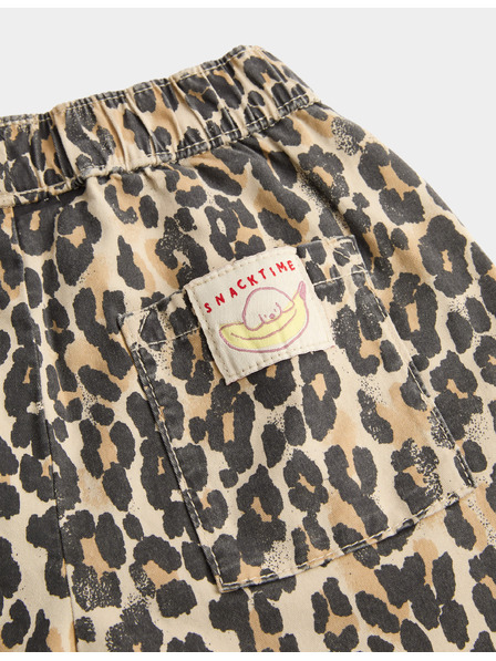 Marks & Spencer Nohavice s balónovými nohavicami, s vysokým podielom bavlny, s leopardím vzorom (2–8 rokov) Marks & Spencer hnedá