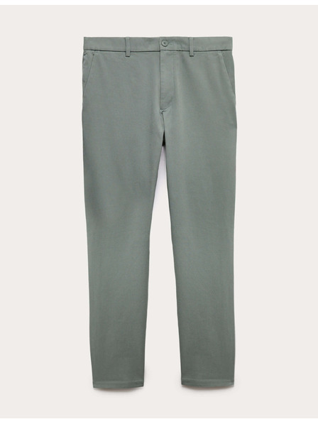 Marks & Spencer Slim fit chino nohavice The Ultimate Marks & Spencer zelené