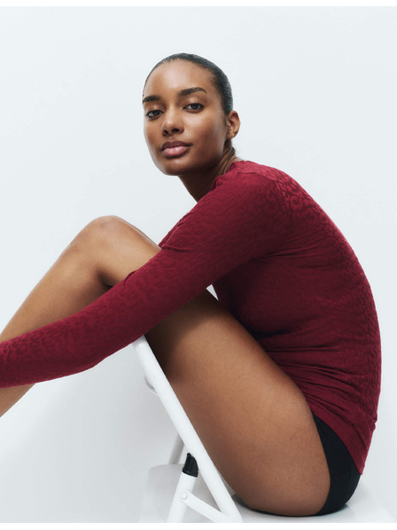 Marks & Spencer Žakárdový termo top s technológiou Heatgen™, 2 ks Marks & Spencer červená