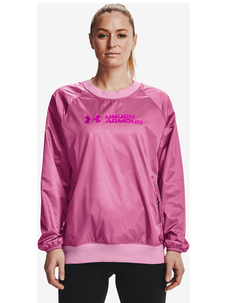 Under Armour Dámska mikina Under Armour Recover Storm Woven Shine Crew
