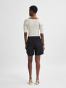 Selected Femme Krémové rebrované tričko Selected Femme Mace