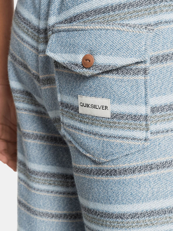 Quiksilver Modré pruhované tepláky Quiksilver Quiksilver