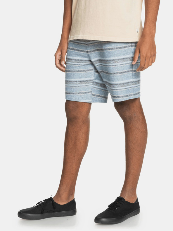 Quiksilver Modré pruhované tepláky Quiksilver Quiksilver