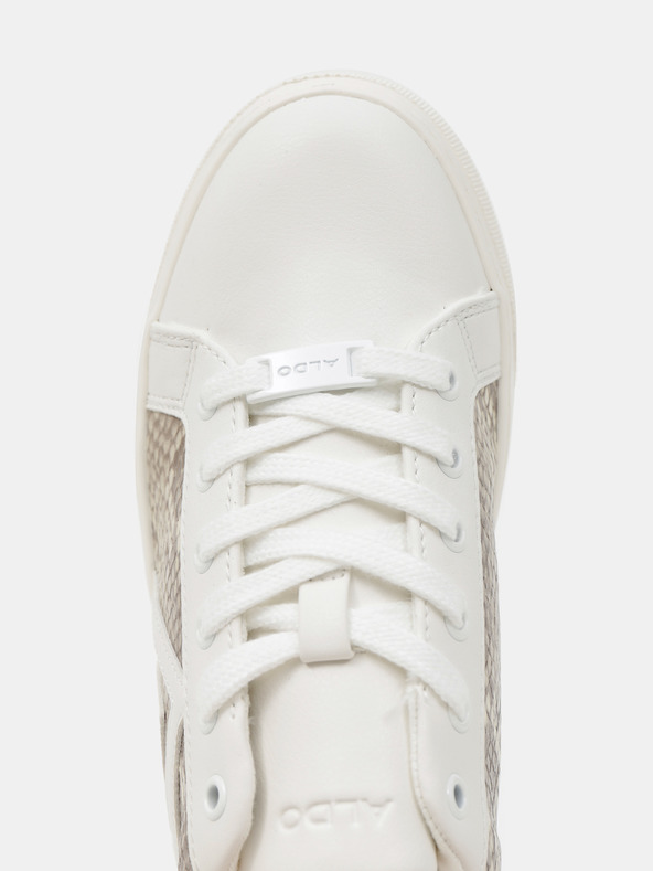 Aldo Biele dámske vzorované tenisky ALDO Fran