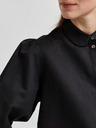 Selected Femme Čierna voľná ľanová košeľa Selected Femme Sybilla