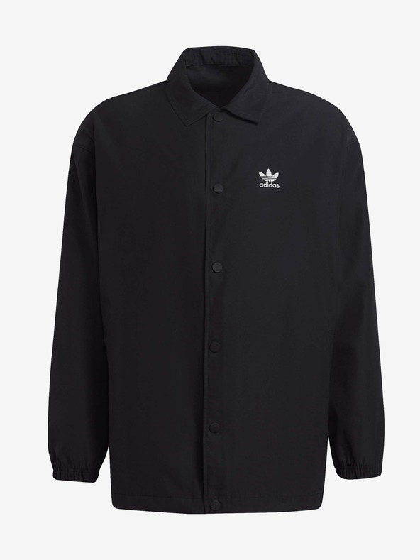 adidas Originals Čierna pánska košeľová ľahká bunda adidas Originals Coach Jacket