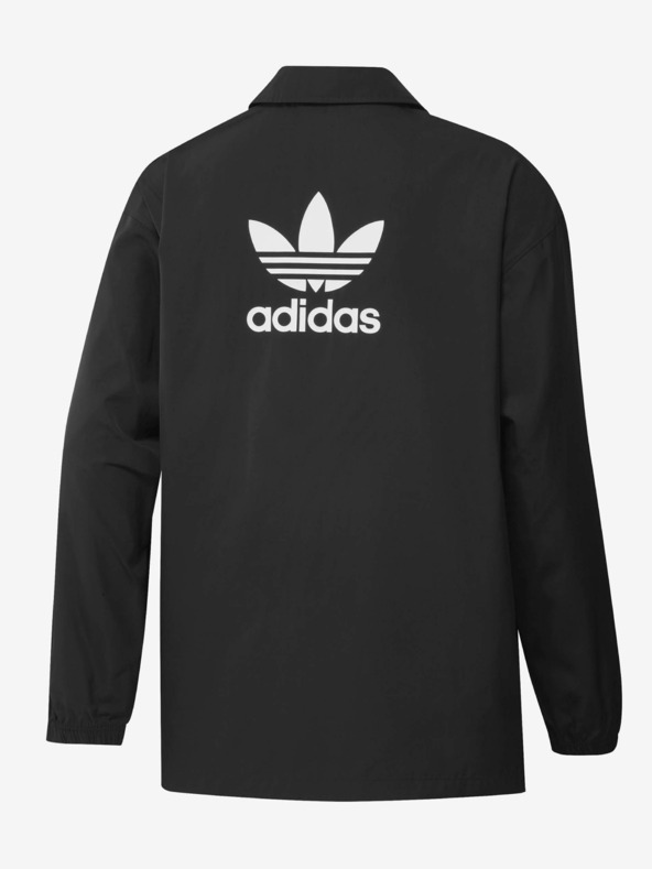 adidas Originals Čierna pánska košeľová ľahká bunda adidas Originals Coach Jacket
