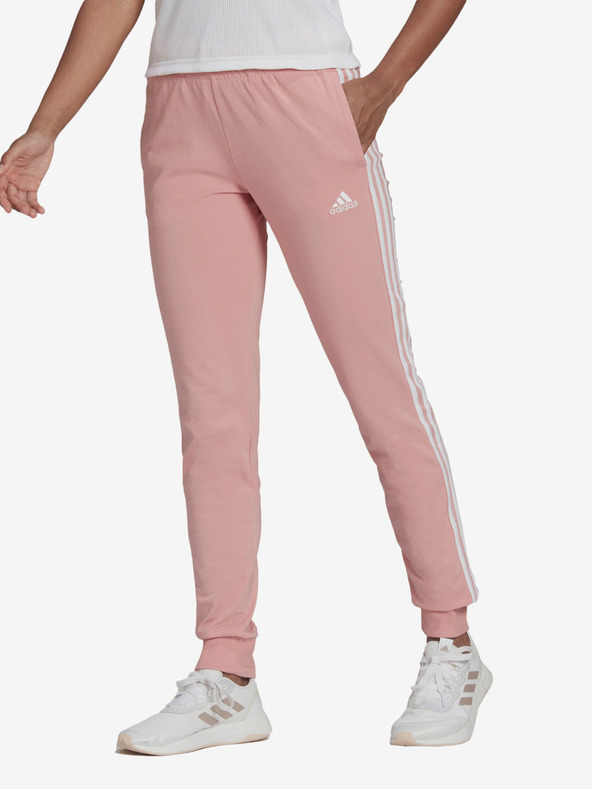 adidas Performance Svetloružové dámske tepláky adidas Performance