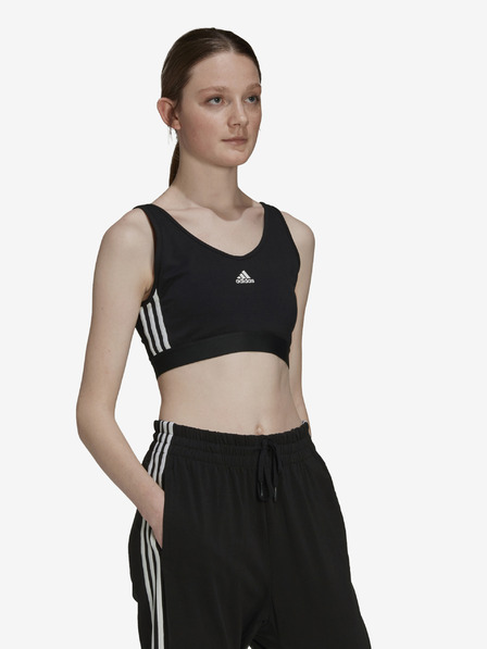 adidas Performance Čierna športová podprsenka adidas Performance