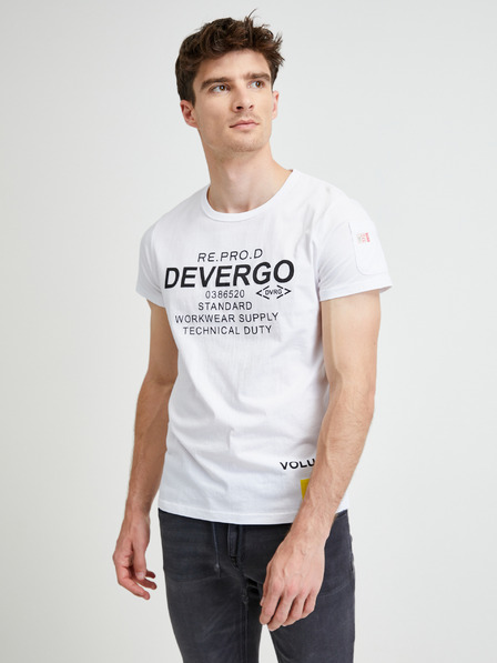 Devergo Biela pánska košeľa Devergo