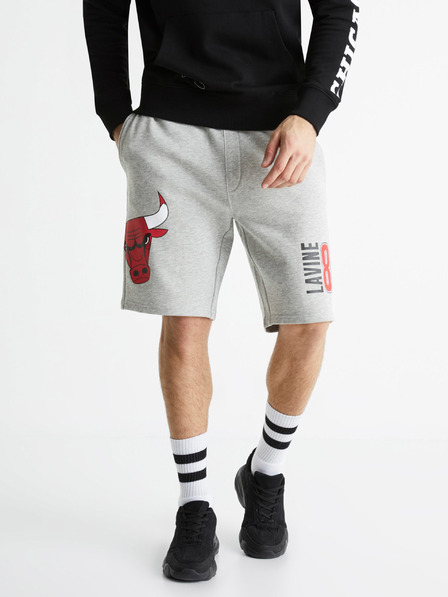 Celio Šedé pánske tepláky Celio NBA Chicago Bulls
