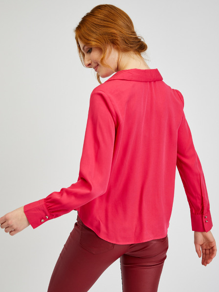 Orsay Tmavoružová dámska blúzka ORSAY