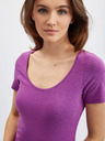 Orsay Fialové základné dámske tričko ORSAY