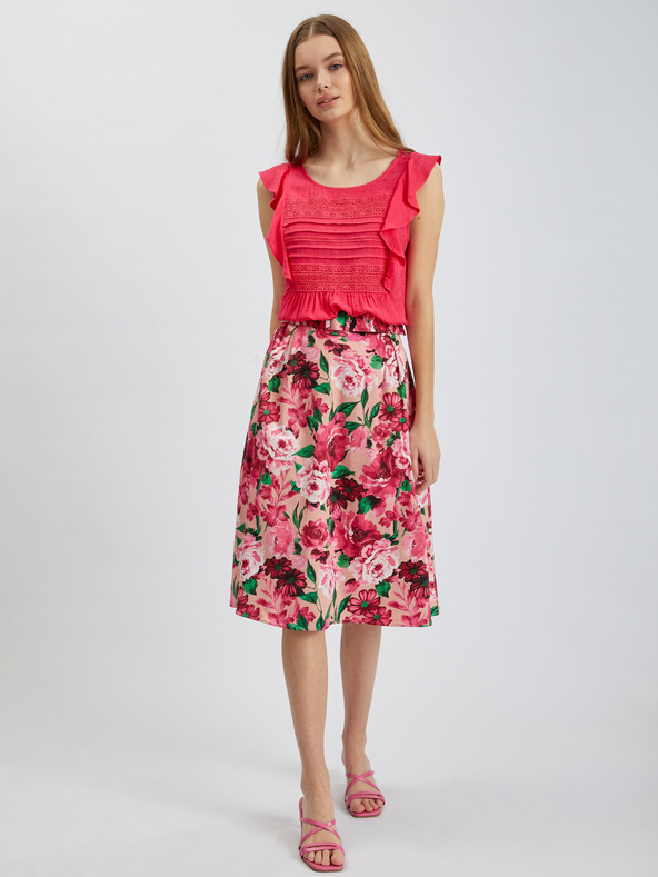 Orsay Tmavoružová dámska blúzka ORSAY