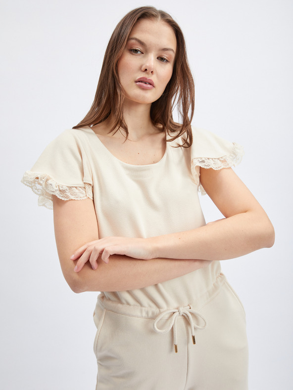 Orsay Krémový dámsky overal ORSAY