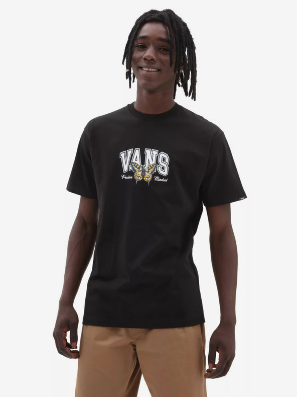 Vans Čierne pánske tričko VANS Positive Mindset SS