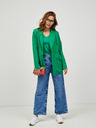 Pepe Jeans Modré dámske džínsy so širokými nohavicami Pepe Jeans Lexa