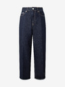 Pepe Jeans Pepe Jeans Edie Tmavomodré dámske orezané široké džínsy