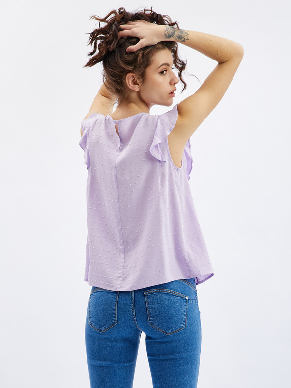 Orsay Fialová dámska blúzka ORSAY