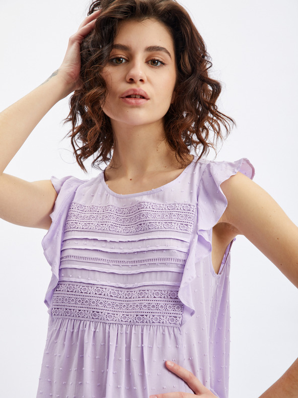 Orsay Fialová dámska blúzka ORSAY