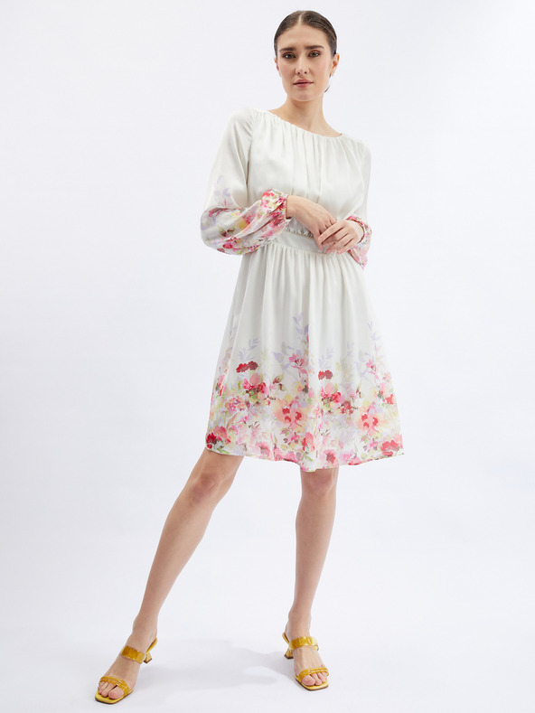 Orsay Ružovo-krémové dámske kvetinové šaty ORSAY