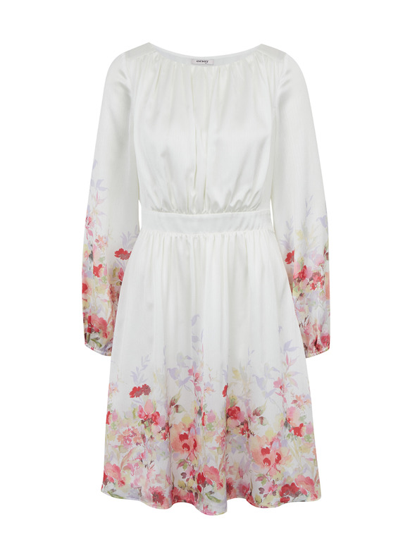 Orsay Ružovo-krémové dámske kvetinové šaty ORSAY