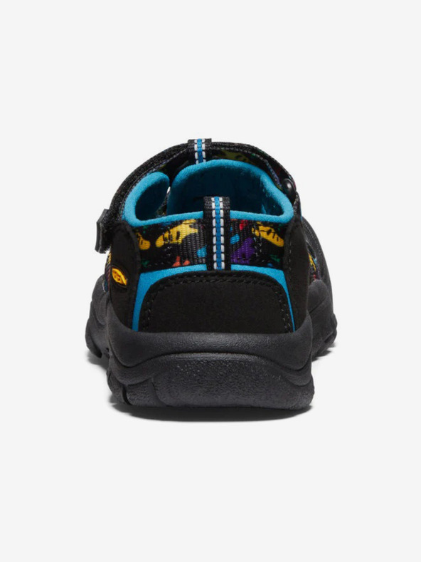 Keen Čierne chlapčenské vzorované sandále Keen