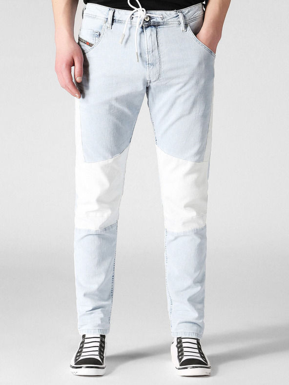 Diesel Svetlomodré pánske slim fit džínsy Diesel Krooley