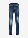 Jack & Jones Tmavomodré slim fit džínsy s vyšívaným efektom Jack & Jones Glenn