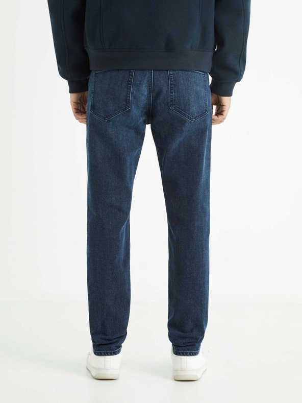 Celio Tmavomodré pánske slim fit džínsy Celio C25 Bostone