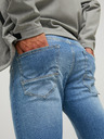 Jack & Jones Modré pánske slim fit džínsy s vyšívaným efektom Jack & Jones Glenn