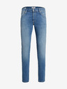 Jack & Jones Modré pánske slim fit džínsy s vyšívaným efektom Jack & Jones Glenn