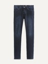 Celio Tmavomodré pánske slim fit džínsy Celio Nobody15