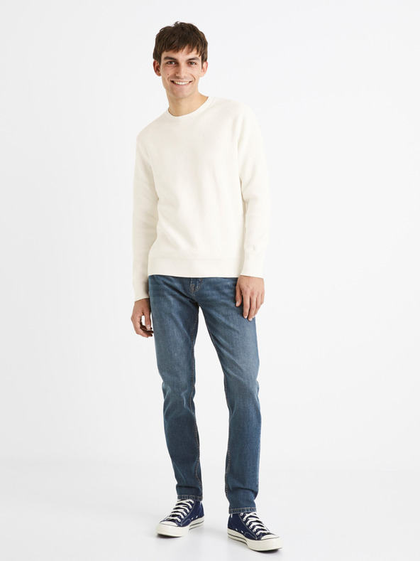 Celio Modré pánske slim fit džínsy Celio C25 Dofasol