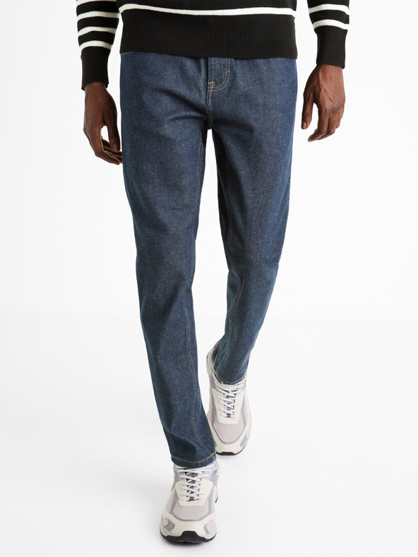 Celio Tmavomodré pánske slim fit džínsy Celio C25 Donew