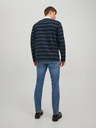 Jack & Jones Modré pánske džínsy úzkeho strihu Jack & Jones Clark