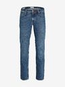 Jack & Jones Modré pánske džínsy úzkeho strihu Jack & Jones Clark