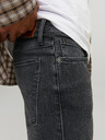 Jack & Jones Čierne pánske slim fit džínsy Jack & Jones Glenn