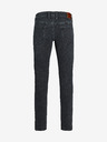 Jack & Jones Čierne pánske slim fit džínsy Jack & Jones Glenn