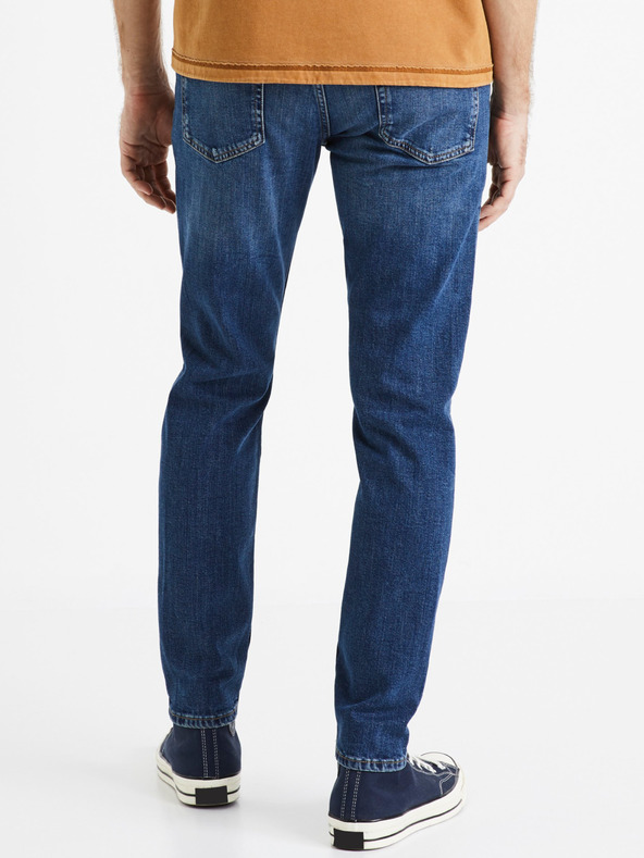 Celio Modré pánske slim fit džínsy Celio Dostroy2