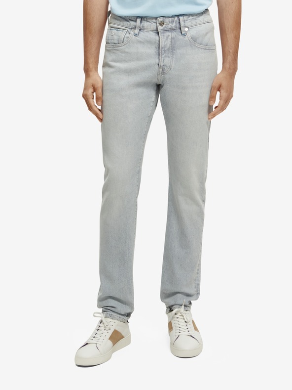 Scotch & Soda Svetlošedé pánske džínsové nohavice Scotch & Soda