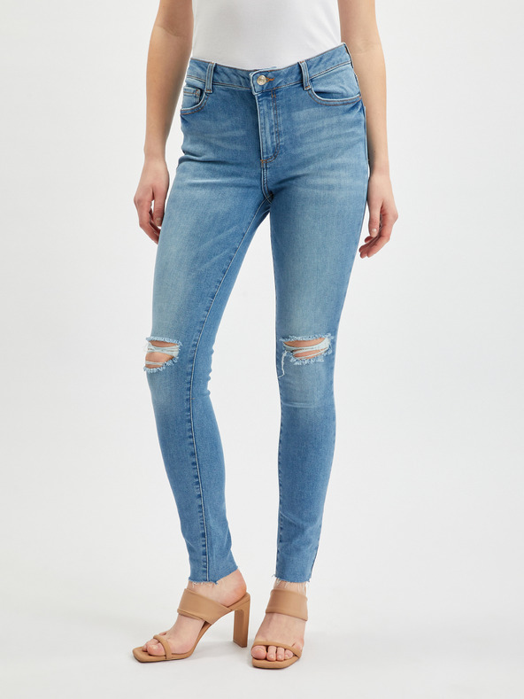 Orsay Svetlomodré dámske skinny fit džínsy ORSAY