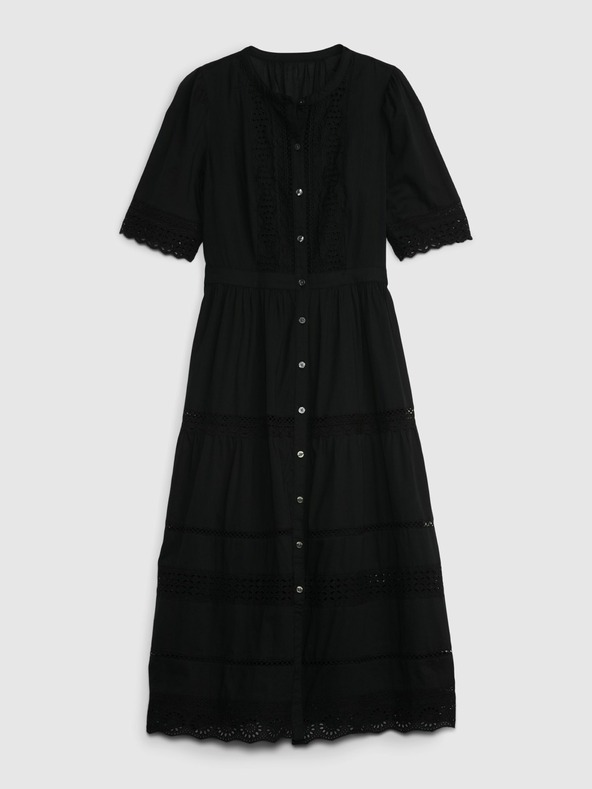 GAP Šaty midi s madeirou GAP