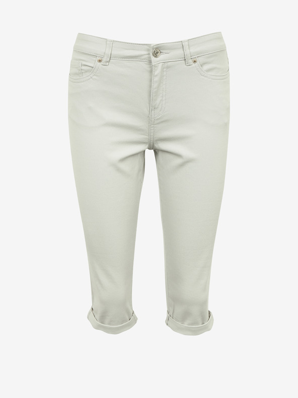 Orsay Svetlo sivé dámske skrátené džínsy ORSAY