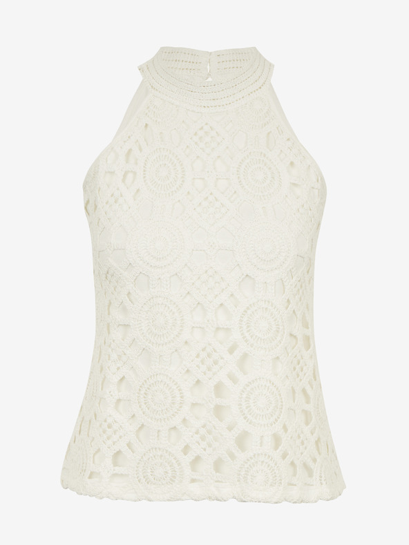 Orsay Krémová dámska čipkovaná blúzka ORSAY