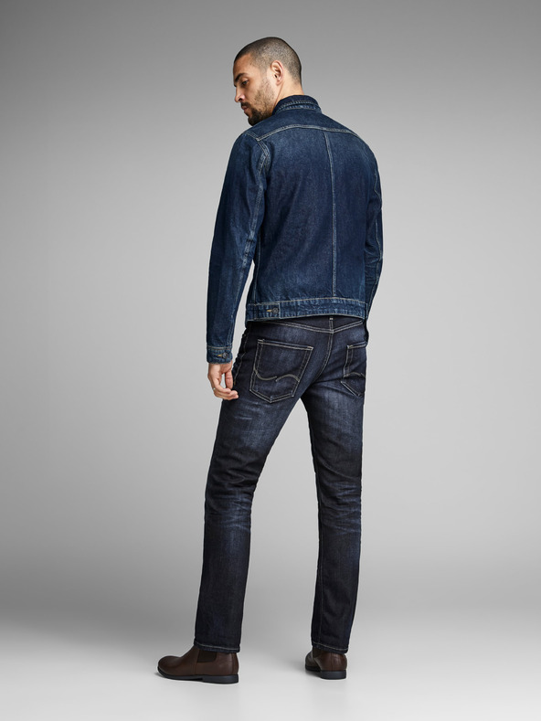 Jack & Jones Tmavomodré pánske džínsy Jack & Jones Clark Original