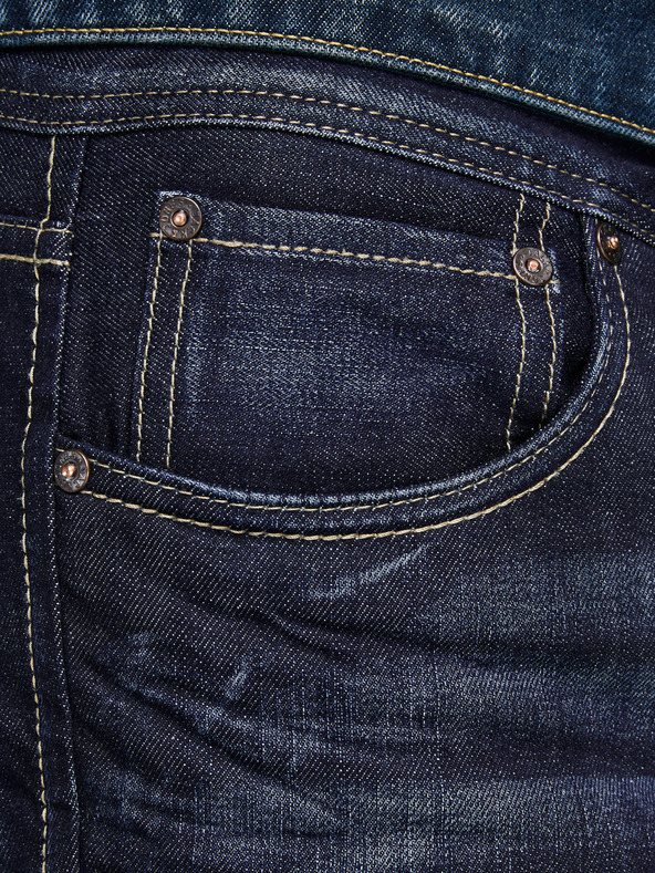 Jack & Jones Tmavomodré pánske džínsy Jack & Jones Clark Original