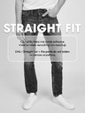 DSQUARED2 Modré pánske džínsy rovného strihu DSQUARED2
